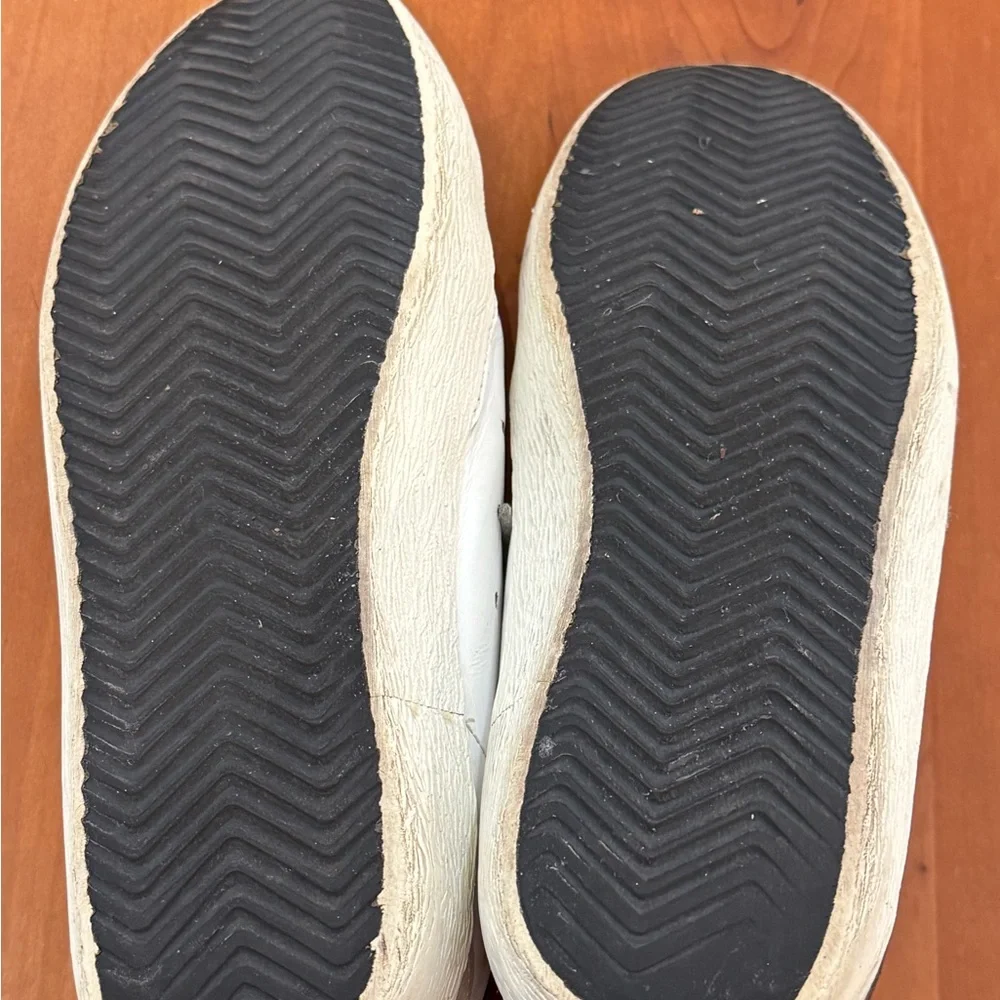 Golden Goose Women's Superstar White Leather /Suede Heels/ Zebra Stars/ Sz.38 - Picture 11 of 13